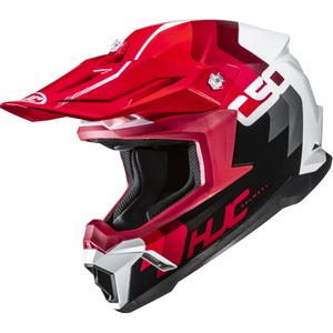 Casco de motocross HJC C50 Primal MC1 negro-rojo-blanco