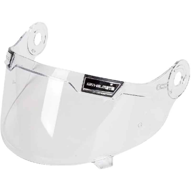 Plexi MT-V-32 Max Vision para cascos Jarama/Jarama SV transparente con detalles plateados