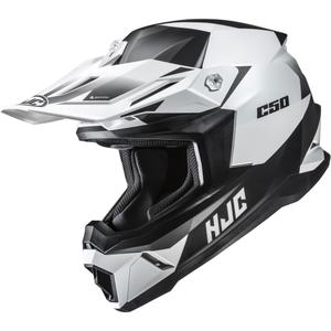 Casco de motocross HJC C50 Slide MC10SF negro-blanco