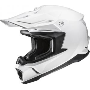 Casco de motocross HJC C50 Solid blanco perla