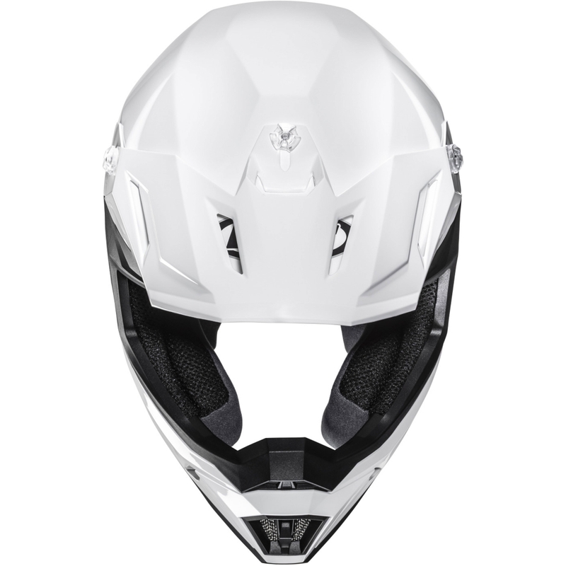 Casco de motocross HJC C50 Solid blanco perla