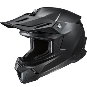 Casco de motocross HJC C50 Solid semiplano negro