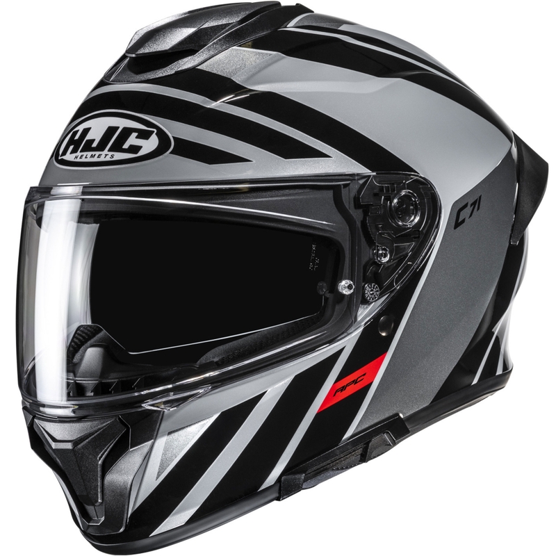 Casco integral de moto HJC C71 Faber MC5 negro-gris