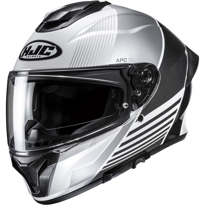 Casco integral de moto HJC C71 Morix MC5 negro-plata
