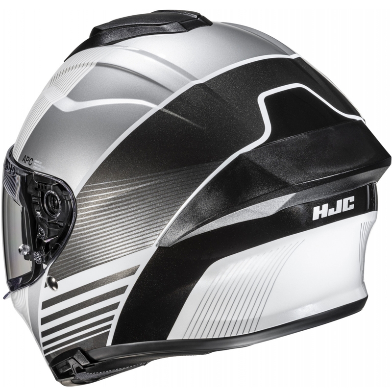 Casco integral de moto HJC C71 Morix MC5 negro-plata