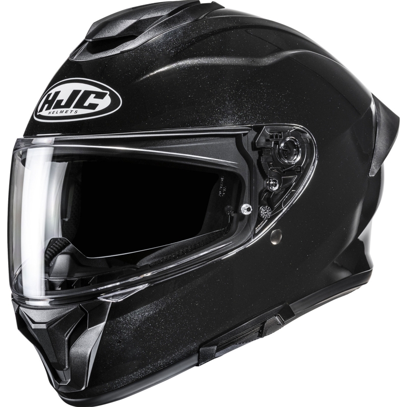 Casco integral de motocicleta HJC C71 Solid negro metalizado