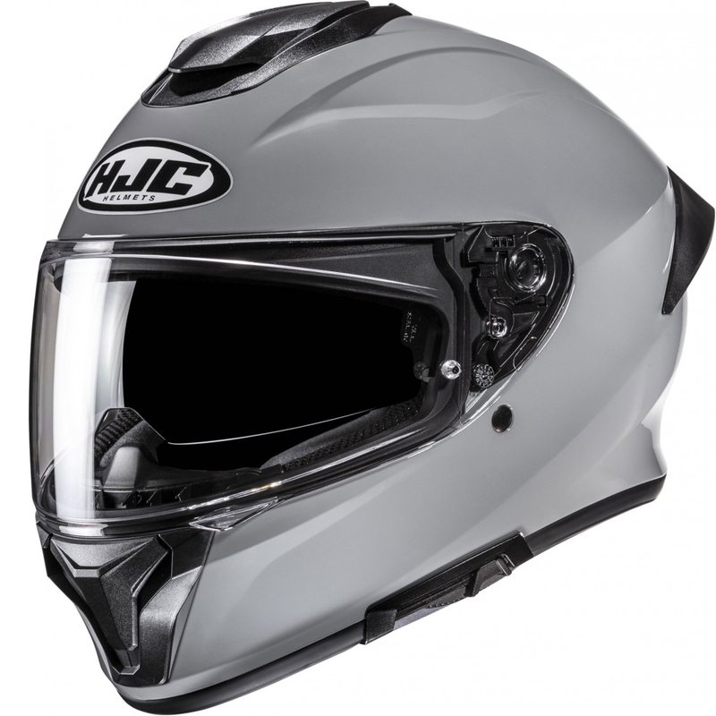 Casco integral de motocicleta HJC C71 Gris sólido