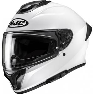 Casco integral de motocicleta HJC C71 Solid blanco perla