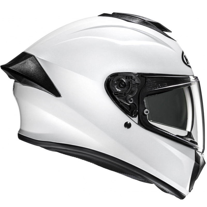Casco integral de motocicleta HJC C71 Solid blanco perla