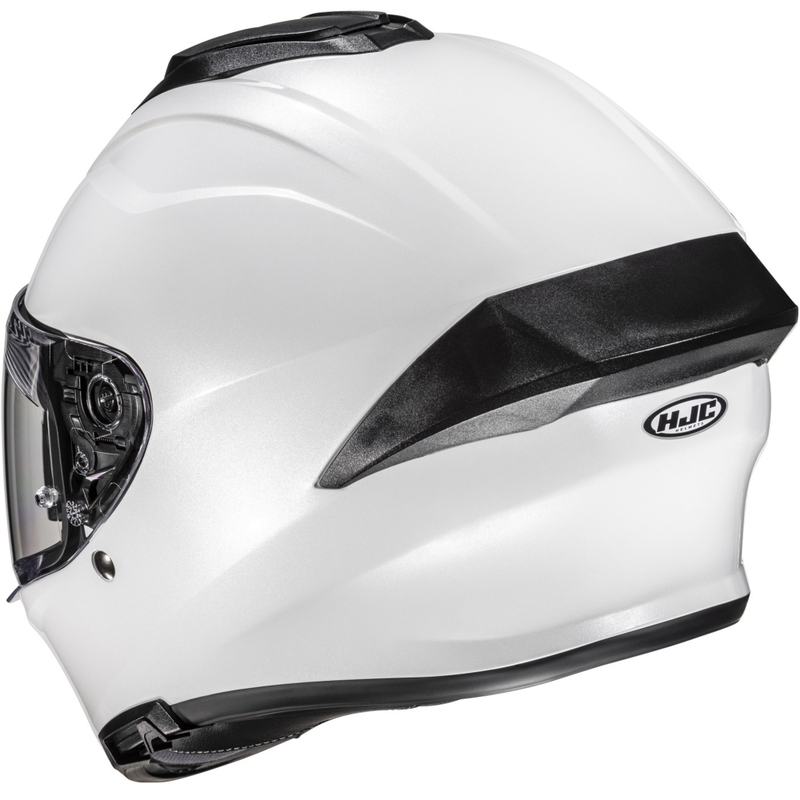 Casco integral de motocicleta HJC C71 Solid blanco perla