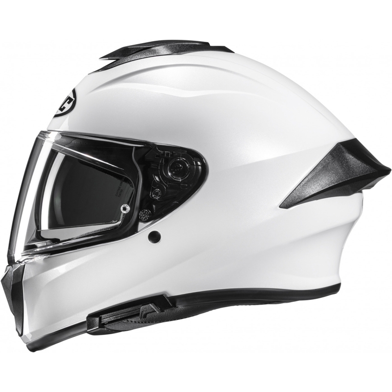 Casco integral de motocicleta HJC C71 Solid blanco perla