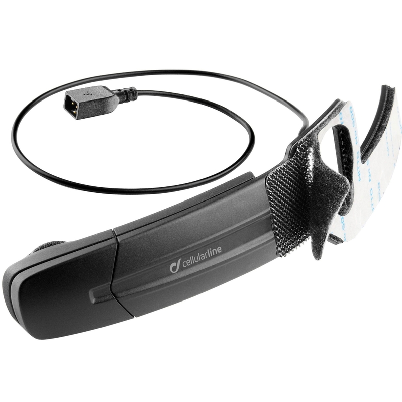 Micrófono adicional Interphone con conector plano negro