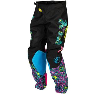 Pantalones de motocross para niños FLY Racing - USA Kinetic Mutant negro-multicolor