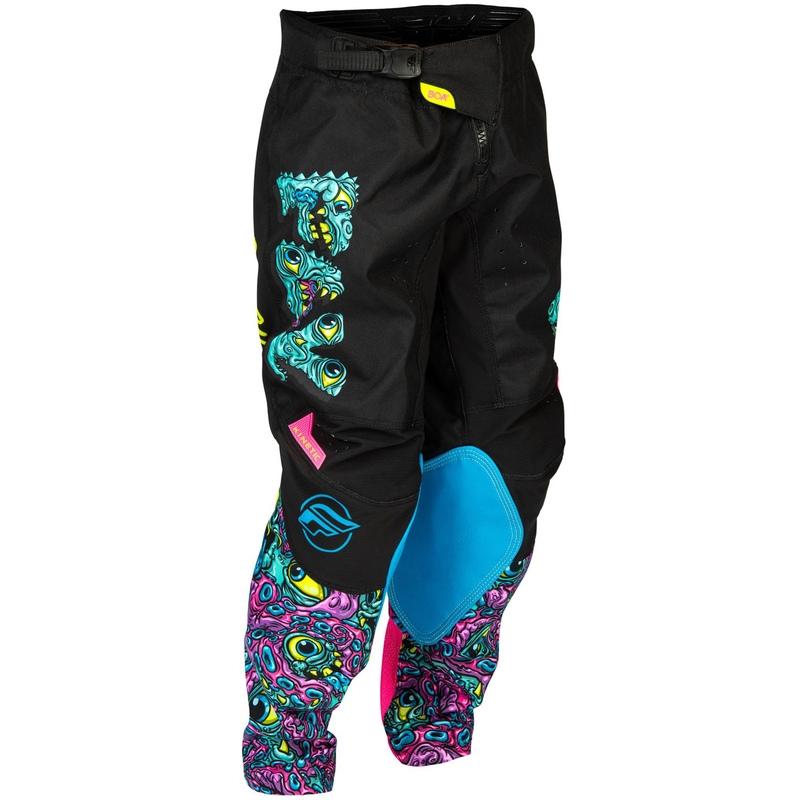 Pantalones de motocross para niños FLY Racing - USA Kinetic Mutant negro-multicolor