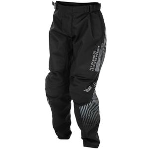Pantalones de motocross para niños FLY Racing - USA F-16 Negro-Blanco