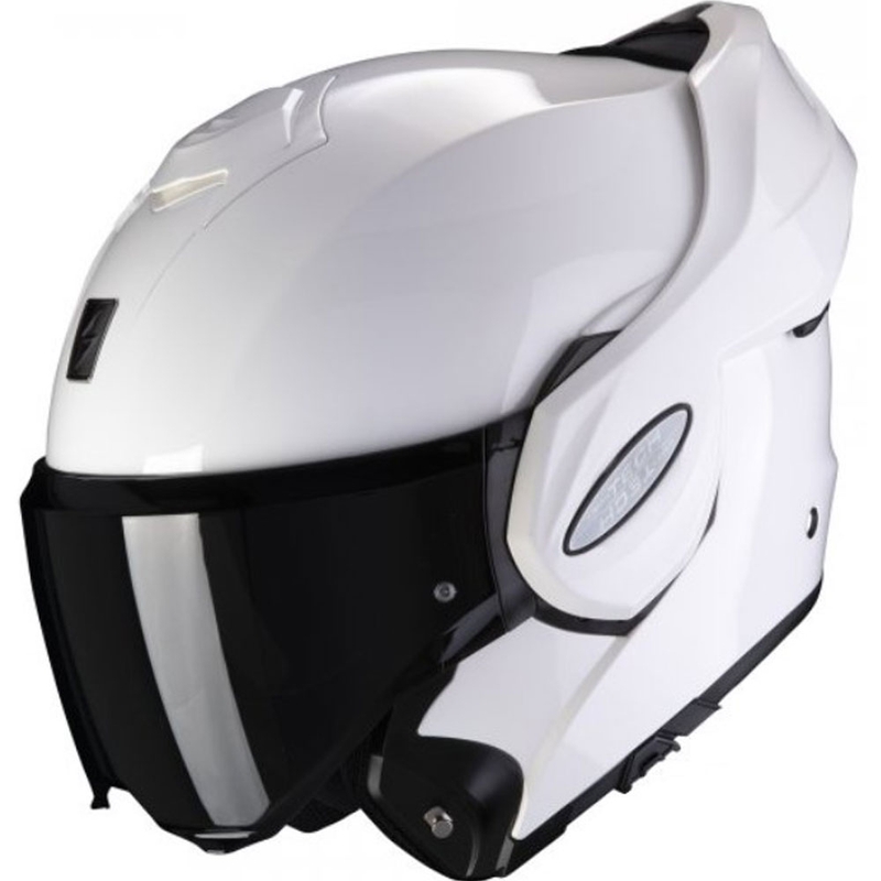 Casco abatible Scorpion EXO-TECH EVO blanco brillante