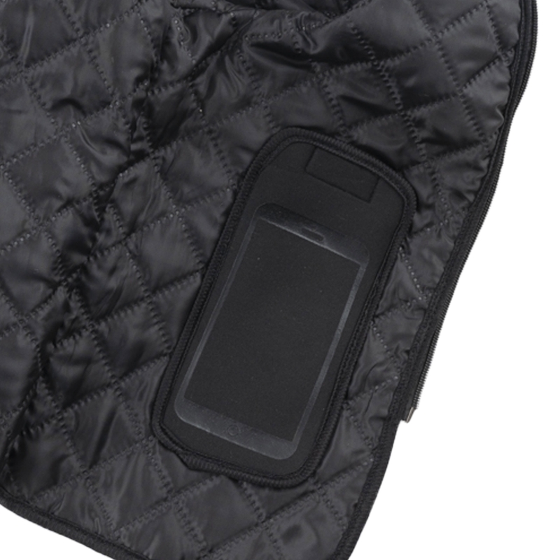 Chaqueta de moto Motozem Team 2 negra y blanca