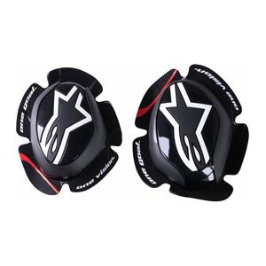 Deslizaderas de rodilla Alpinestars GP Pro Dynamics negras, blancas y rojas