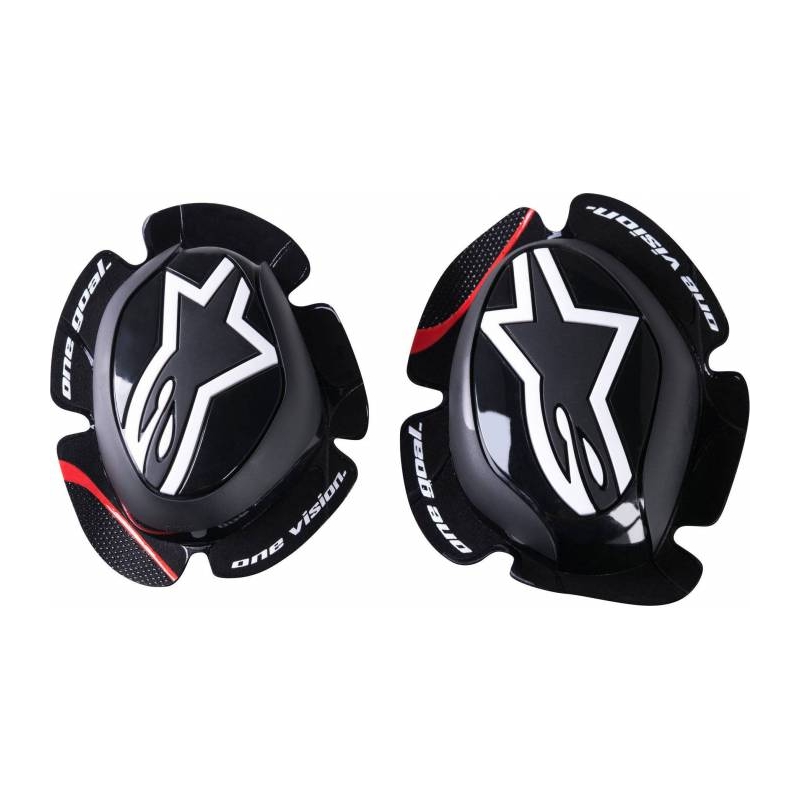 Deslizaderas de rodilla Alpinestars GP Pro Dynamics negras, blancas y rojas