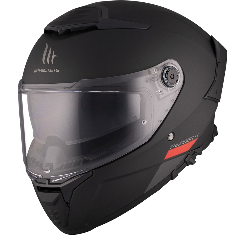 Casco integral de motocicleta MT FF118SV Thunder 4 SV negro mate