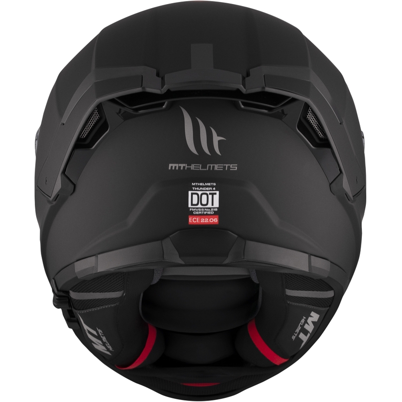 Casco integral de motocicleta MT FF118SV Thunder 4 SV negro mate