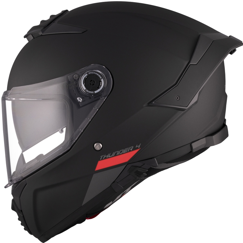 Casco integral de motocicleta MT FF118SV Thunder 4 SV negro mate