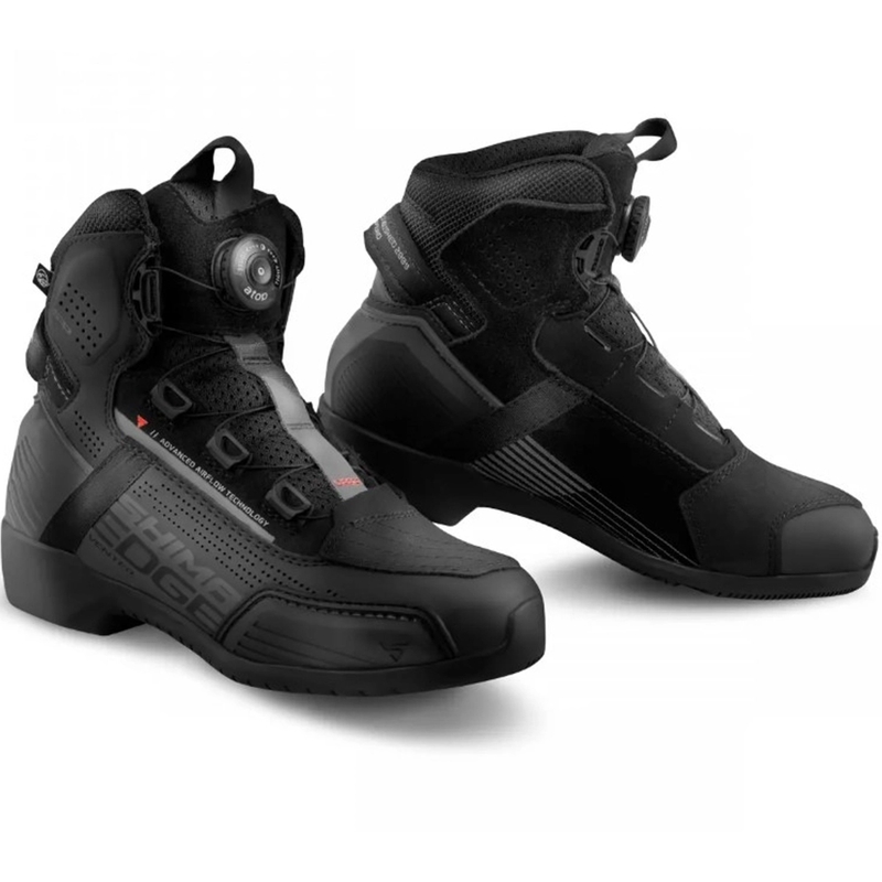 Botas de moto para mujer Shima Edge Vent negras