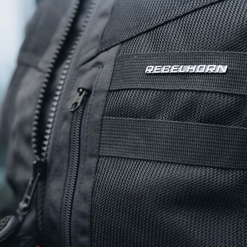 Chaqueta de moto Rebelhorn Scandal II negra