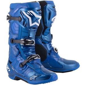 Botas de moto Alpinestars Tech 10 azul-negro-blanco