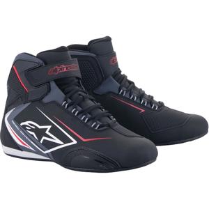 Botas de moto Alpinestars Sektor Waterproof Negras, Blancas y Grises