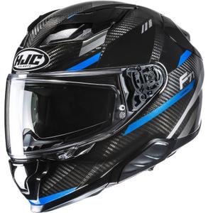 Casco integral de moto HJC F71 CARBON Esira MC2 negro-azul