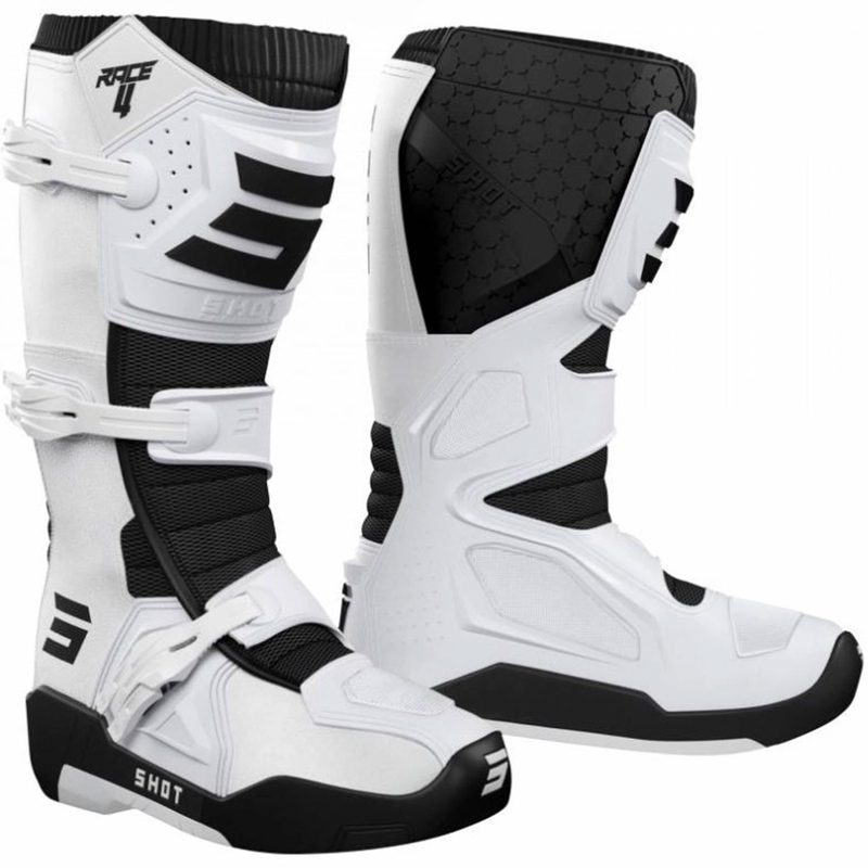 Botas de motocross Shot Race 4 blancas
