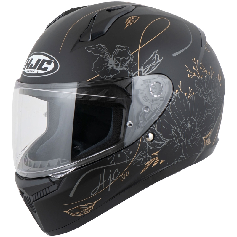 Casco integral de motocicleta HJC C10 Epik MC9SF negro-dorado