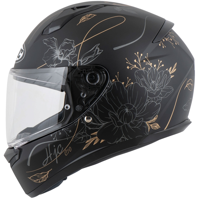 Casco integral de motocicleta HJC C10 Epik MC9SF negro-dorado
