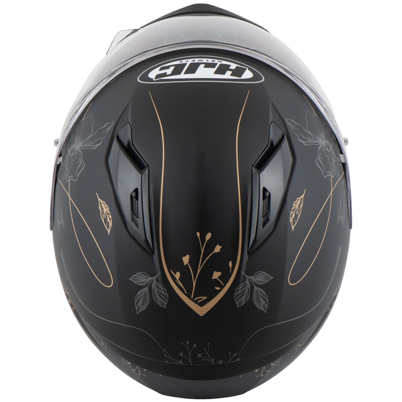 Casco integral de motocicleta HJC C10 Epik MC9SF negro-dorado