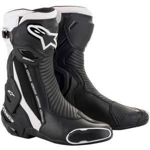 Botas de moto Alpinestars SMX Plus 2 blancas y negras