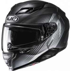 Casco integral de moto HJC F71 Catos MC5SF negro-gris
