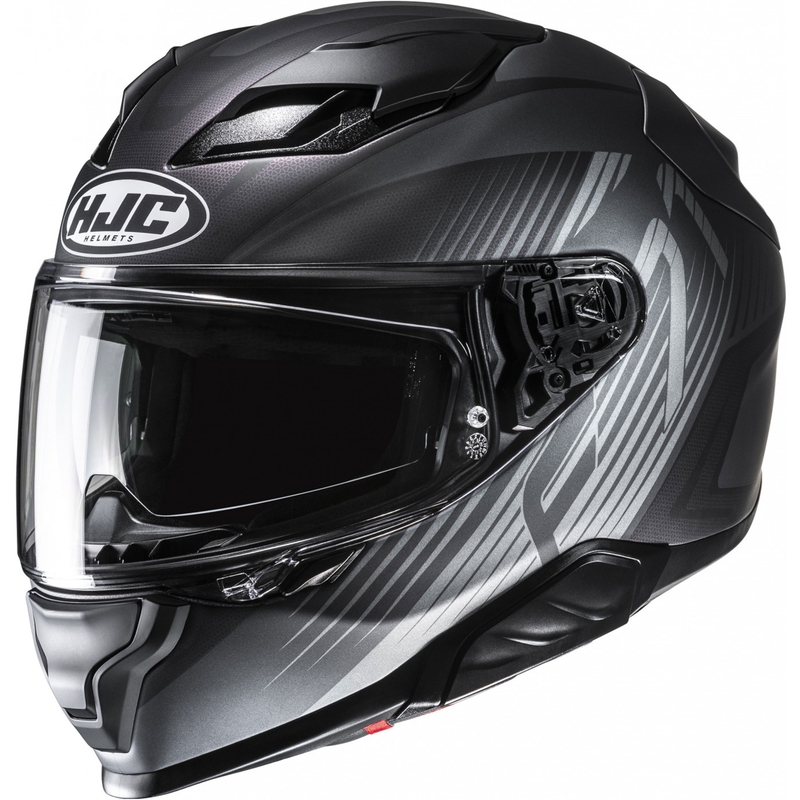Casco integral de moto HJC F71 Catos MC5SF negro-gris