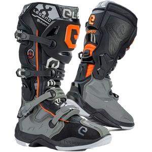 Botas de moto Eleveit X-Legend gris-naranja