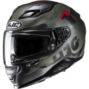 Casco integral de moto HJC F71 Faco MC1SF caqui-negro