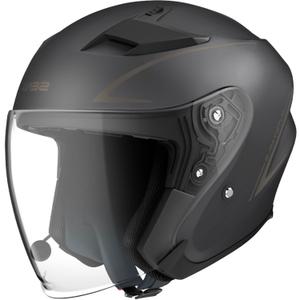 Casco de moto jet SENA Outstar S negro mate