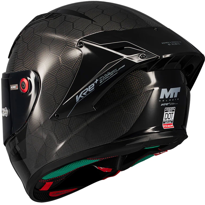 Casco integral de moto MT KRE+ S Pure A1 negro
