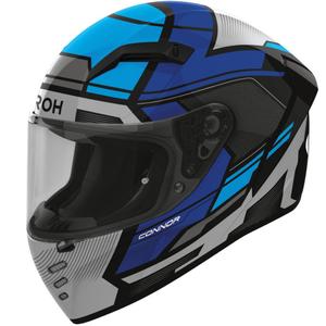 Casco integral de moto Airoh CONNOR Ego azul brillante
