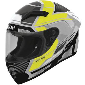Casco integral de moto Airoh CONNOR Ego amarillo fluorescente brillante