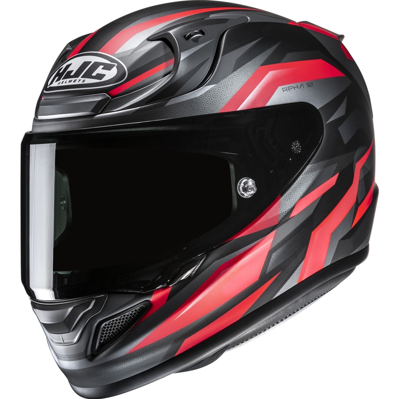 Casco integral de moto HJC RPHA 12 Dravix MC1SF negro-rojo