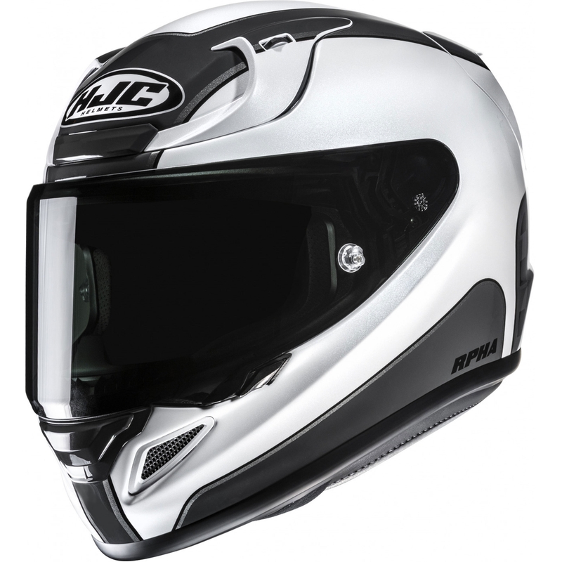 Casco integral de moto HJC RPHA 12 Respon MC5 blanco-negro