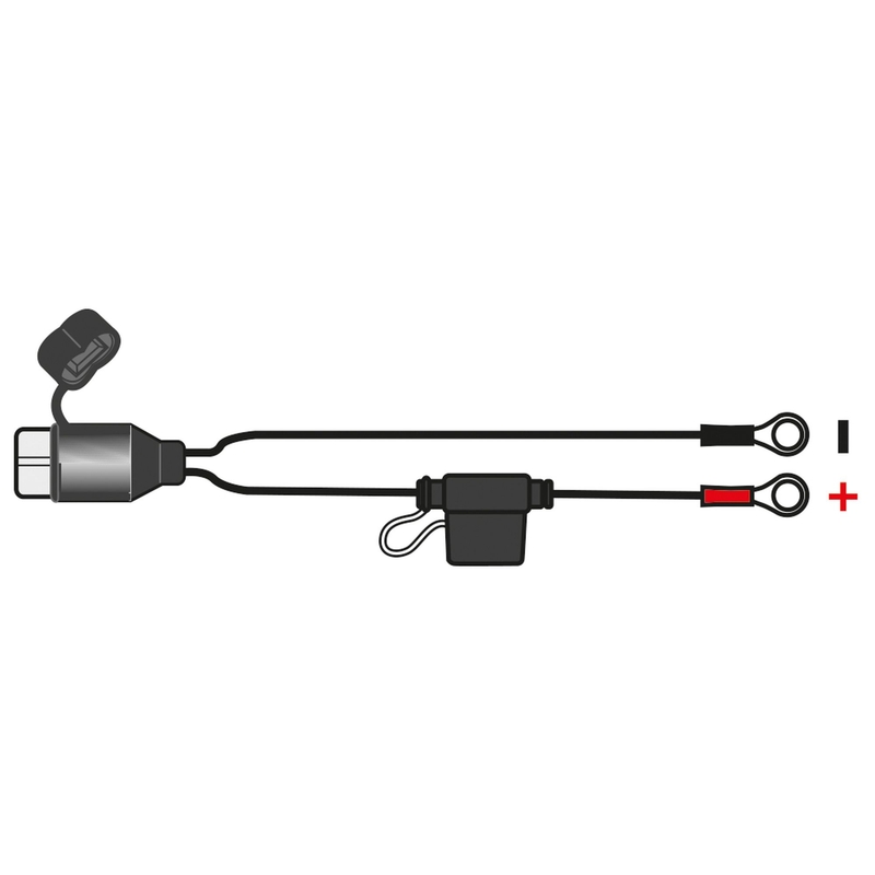 Cable prolongado con ojales y cierre Oxford