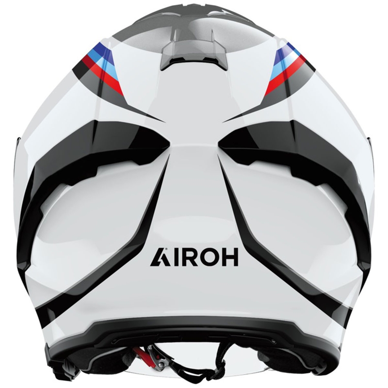 Casco de moto jet Airoh H21 Arrow gris-blanco brillante