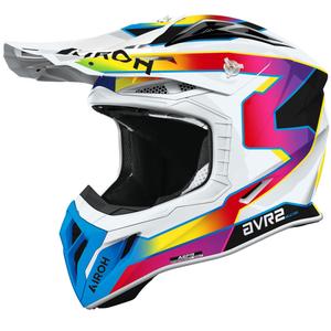 Casco de motocross Airoh Aviator ACE 2 Sunrise multicolor brillante