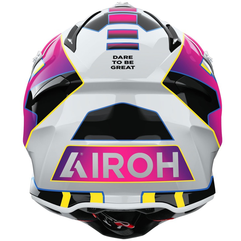 Casco de motocross Airoh Aviator ACE 2 Sunrise multicolor brillante